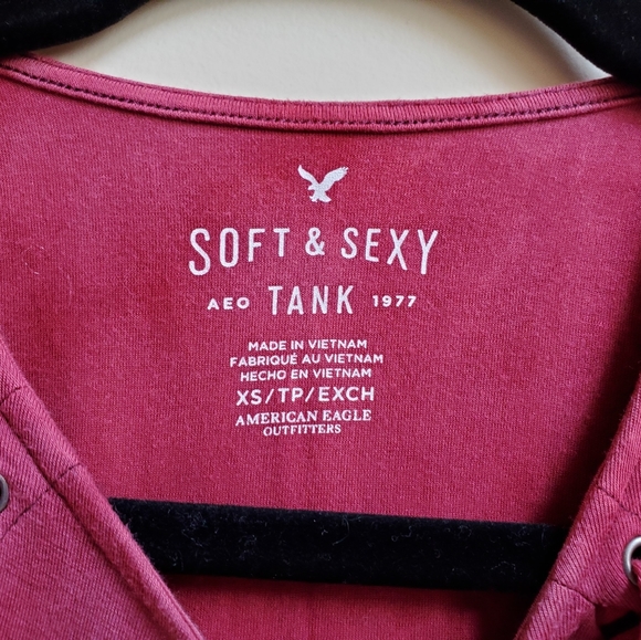 American Eagle Tie Dye Tank Top - Picture 3 of 3